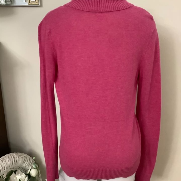 Mossimo Cotton deep Rose Pink cardigan Medium - Picture 2 of 6